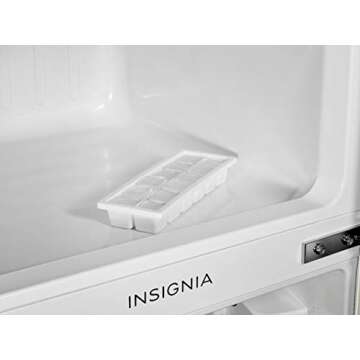 Insignia 3.1 cu. ft. Retro Mini Fridge with Top Freezer (Creamy Vanilla)