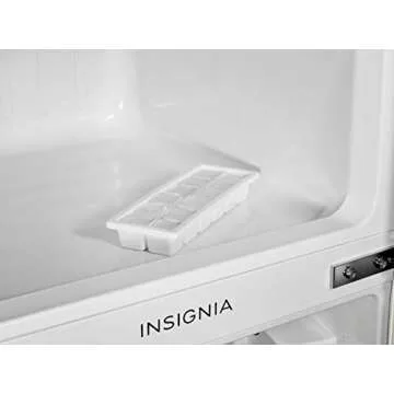 Insignia 3.1 cu. ft. Retro Mini Fridge with Top Freezer (Creamy Vanilla)