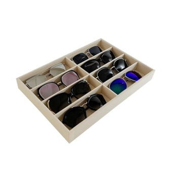Velvet Sunglasses Watch Organizer Stackable Tray Elegant