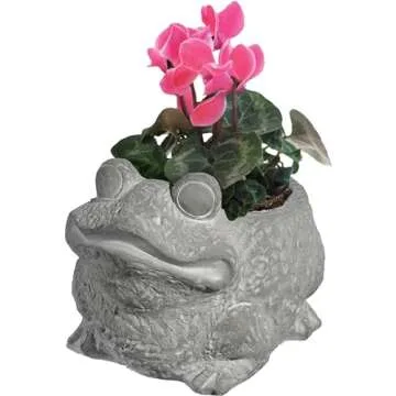 Classic Cement Buddies Planter - Whimsical Indoor Outdoor Decor
