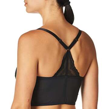 Gossard Women's Superboost Lace Deep V Bralette, Black 30G