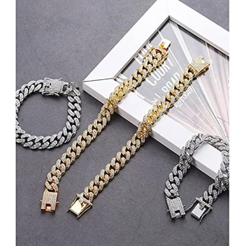 Stylish Honsny Cuban Link Bracelet in Gold or Silver