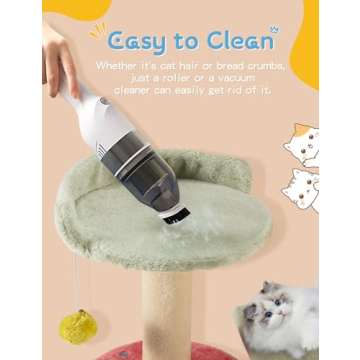 Flower Cat Tree Tower Vibrant Design for Indoor Cats