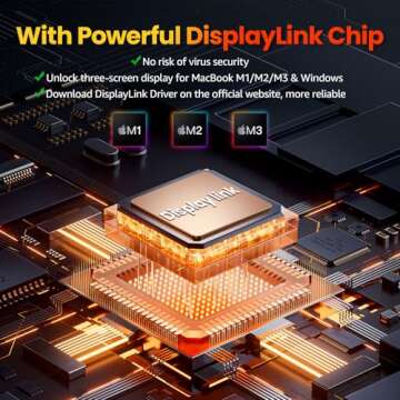 VisionOwl 15.6" Portable Monitor - Dual Screen for On-the-Go