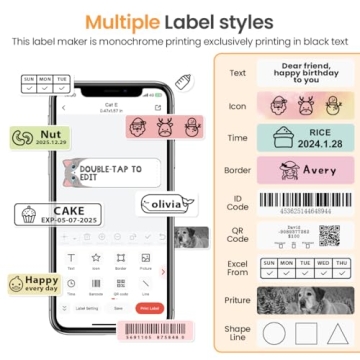 Phomemo D35 Bluetooth Label Maker | Compact & Stylish
