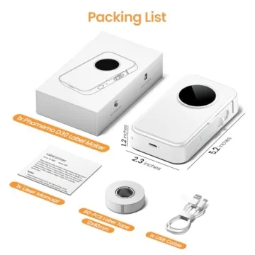 Phomemo D35 Bluetooth Label Maker | Compact & Stylish