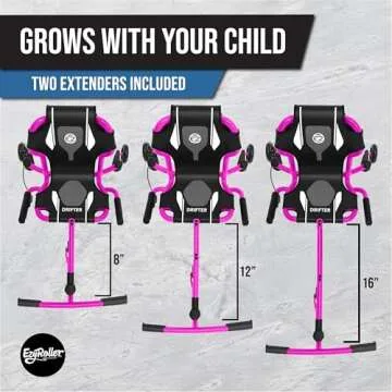 EzyRoller New Drifter-X Ride on Toy for Ages 6 and Older, Up to 154lbs. - Pink