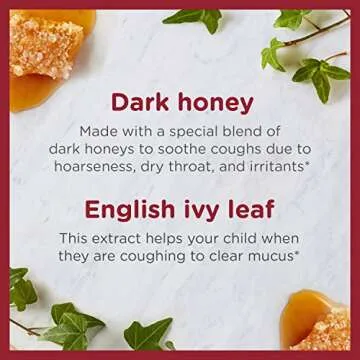 Zarbee's Kids All-in-One Daytime Cough for Children 6-12 with Dark Honey, Turmeric, B-Vitamins & Zinc, #1 Pediatrician Recommended, Drug & Alcohol-Free, Grape Flavor, 4FL Oz