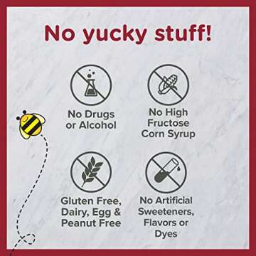 Zarbee's Kids All-in-One Daytime Cough for Children 6-12 with Dark Honey, Turmeric, B-Vitamins & Zinc, #1 Pediatrician Recommended, Drug & Alcohol-Free, Grape Flavor, 4FL Oz