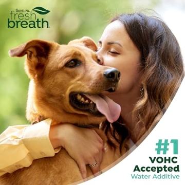 TropiClean Fresh Breath Water Additive for Dogs 33.8 oz