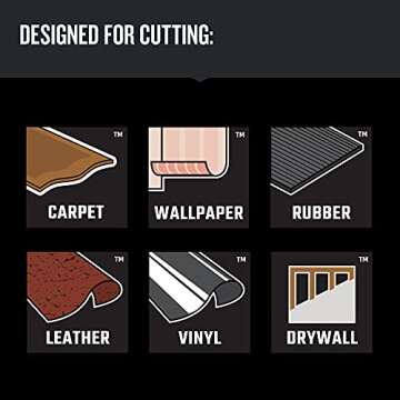 CRAFTSMAN Utility Knife Blades, 100 Pack, For Drywall, Leather, Rubber and More (CMHT11921A)