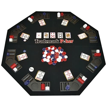 Trademark Poker Texas Traveller Portable Poker Table Set