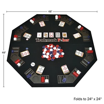 Portable Poker Table for Game Nights and Camping
