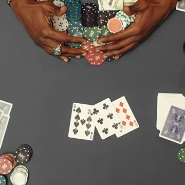 Portable Poker Table for Game Nights and Camping