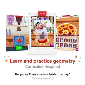 Osmo - Math Wizard and The Fantastic Food Truck Co. Games iPad & Fire Tablet -Ages 6-8/Grades 1-2 -L...