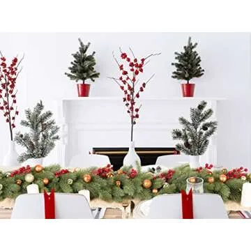 Gomat 6Ft Realistic Christmas Pine Garland for Decor
