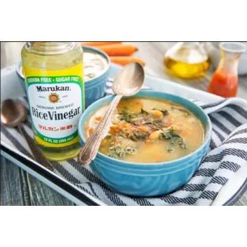 Marukan Genuine Brewed Rice Vinegar, 12 Ounce Glass Bottle (Pack of 1)