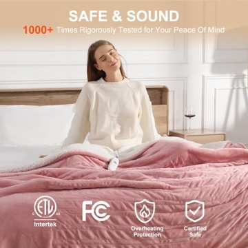 Molatink Heating Blanket Ultra Warm Electric Throw