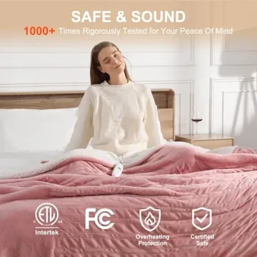 Molatink Heating Blanket Ultra Warm Electric Throw