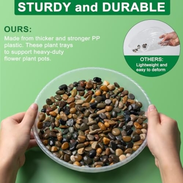 Durable Hoewina Plant Saucer 6 Pack 12 Inch