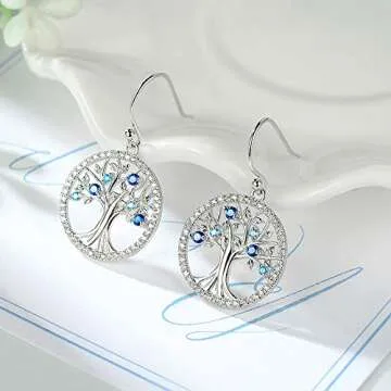 Elegant Tree of Life Jewelry Necklace Set for Women