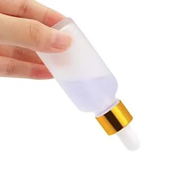 Essential Oils Frosted Glass Bottles - 30ml with Dropper