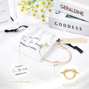 Bridesmaid Jewelry Pouch Set - 16 Pcs Drawstring Bags