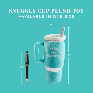 Haute Diggity Dog Snuggly Cup Plush Toy for Dogs