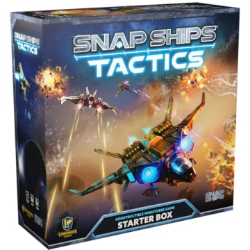 Snap Ships Tactics Starter Box - Tabletop space dogfighting game with constructible models! Build cu...