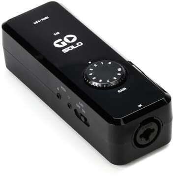 TC-Helicon GO SOLO Audio/MIDI Interface for Mobile Recording