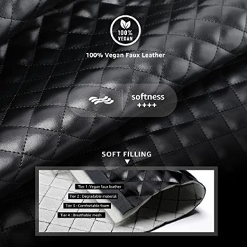 STQ Women's Quilted Slip-On Sneakers Comfortable Loafers