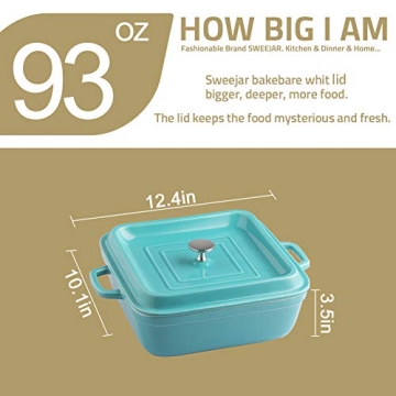 Ceramic Casserole Dish with Lid for Kitchen Enthusiasts