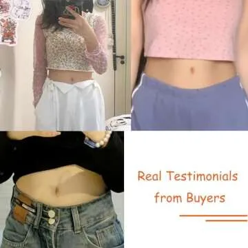 VNRGG Belly Button Tattoo Stickers for Gags and Makeup Fun