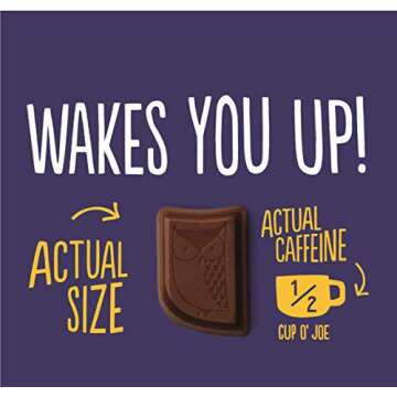Awake Caffeinated Chocolate Energy Bites - 50 Pack