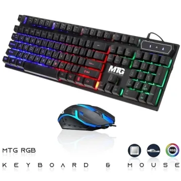 HP G3 Gaming Desktop i7, 16GB RAM, Dual Monitor & RGB Gear