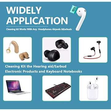 Earbud Cleaning Putty for Apple AirPods,Phone Cleaning Kit,Remove Ear Wax, Dirt & Gun