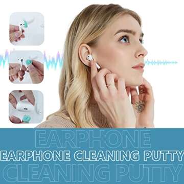 Earbud Cleaning Putty for Apple AirPods,Phone Cleaning Kit,Remove Ear Wax, Dirt & Gun