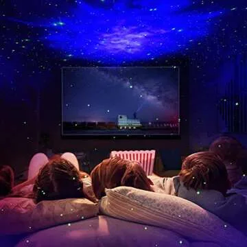 FORLUCIX Jiejie-JJ Starry Night Light Projector Astronaut LED Projection Lamp with Remote Control, Adjustable Head Angle,Gift for Kids Adults Home Party Ceiling Decor Christmas Gift