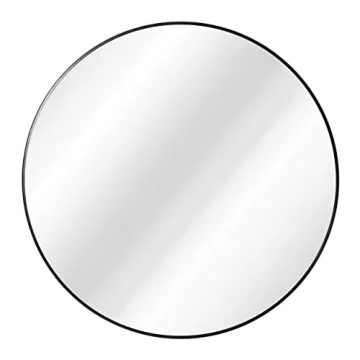 Stylish HBCY Creations 36" Round Wall Mirror for Home