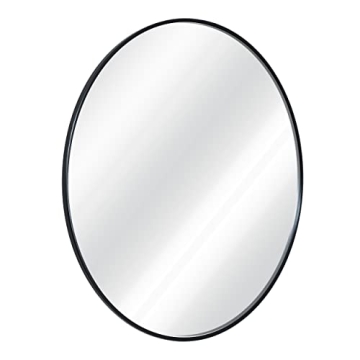 Stylish HBCY Creations 36" Round Wall Mirror for Home