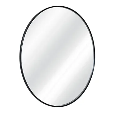 Stylish HBCY Creations 36" Round Wall Mirror for Home