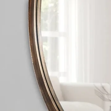 Stylish HBCY Creations 36" Round Wall Mirror for Home