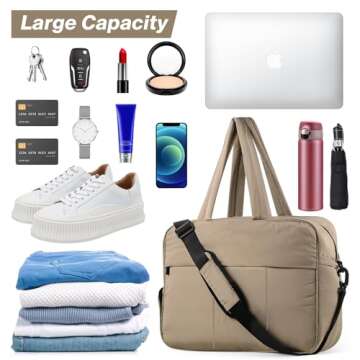 MINKARS Weekender Bag: Stylish Travel Duffel & Gym Tote for Every Adventure