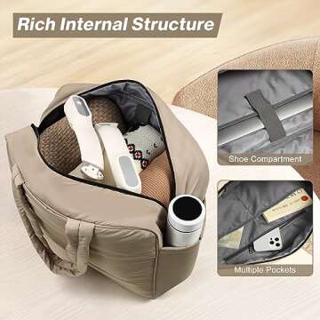 MINKARS Weekender Bag: Versatile Travel & Gym Tote Bag