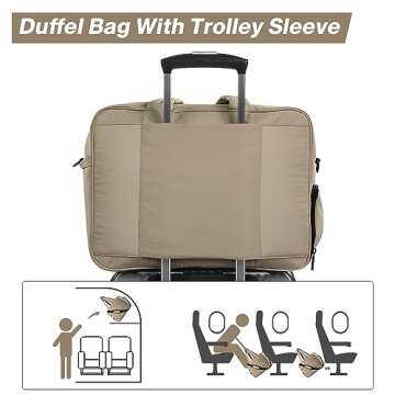 MINKARS Weekender Bag: Versatile Travel & Gym Tote Bag