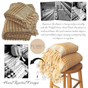 Buldance Large Cotton Bath Towels - Stylish and Soft