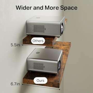 BAYKA Floating Shelves, 22.5" Wall Mounted Wood Shelves for Bathroom, Bedroom, Living Room, Kitchen, Hanging Shelf for Books/Storage/Decor with 22lbs Capacity (Rustic Brown,Set of 2)