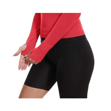 MathCat Seamless Long Sleeve Workout Shirts for Women