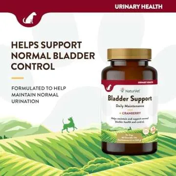 NaturVet Bladder Support for Dogs with Cranberry - 60 Chewables