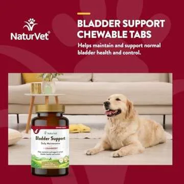 NaturVet Bladder Support for Dogs with Cranberry - 60 Chewables